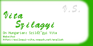 vita szilagyi business card
